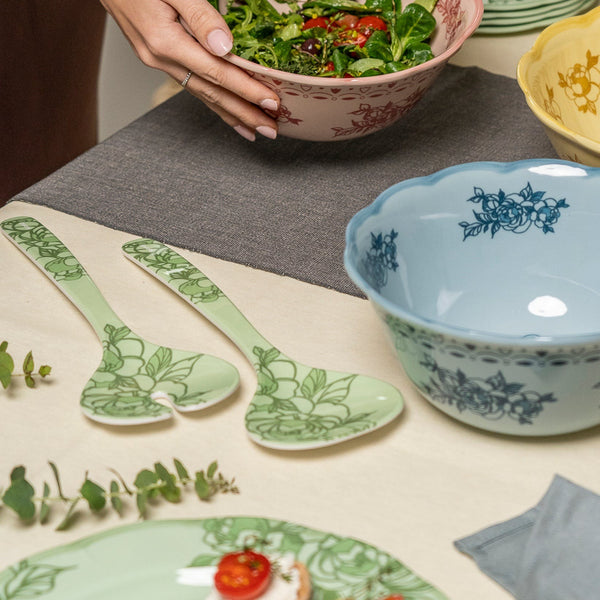Salad Servers | Josephine | Dusty Green