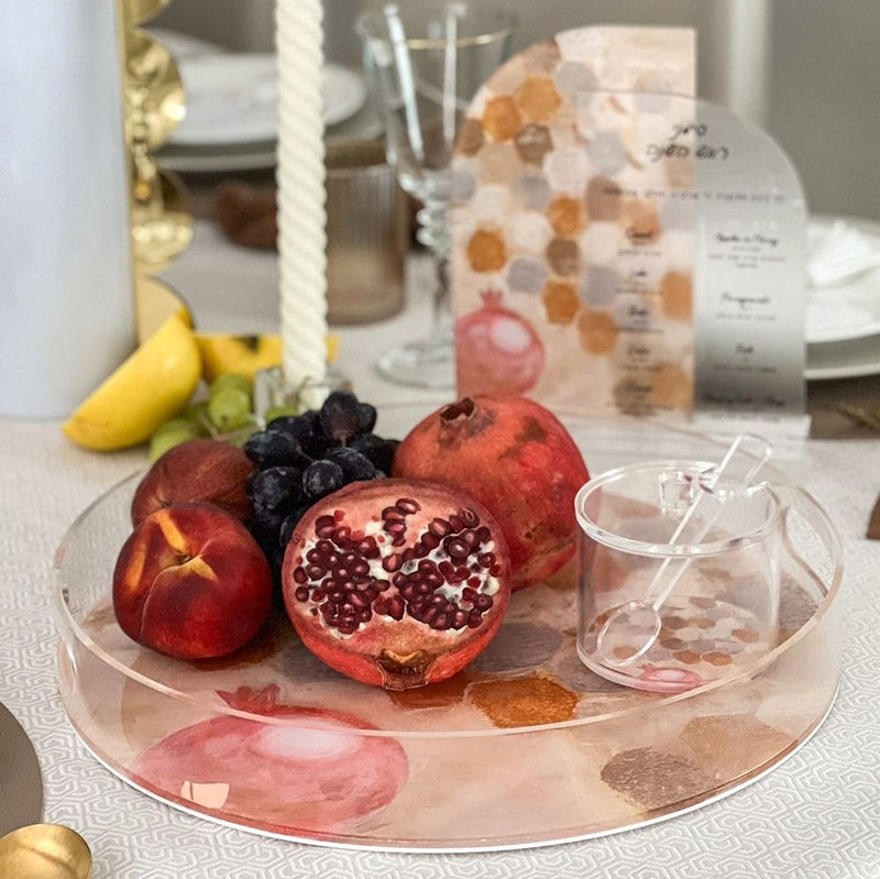 Round Tray | Painted Base