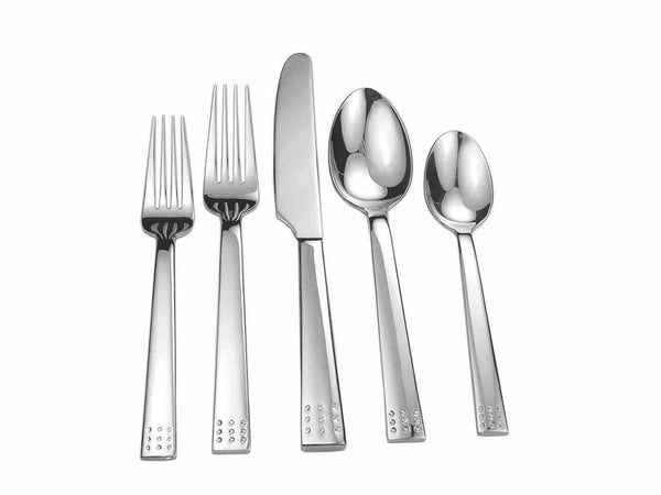 20 Piece Flatware Set - Dots