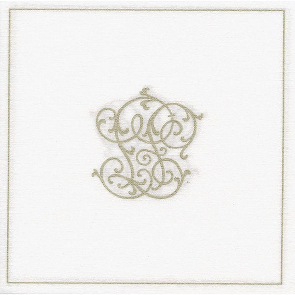 Dinner Napkin Silver Chiffres