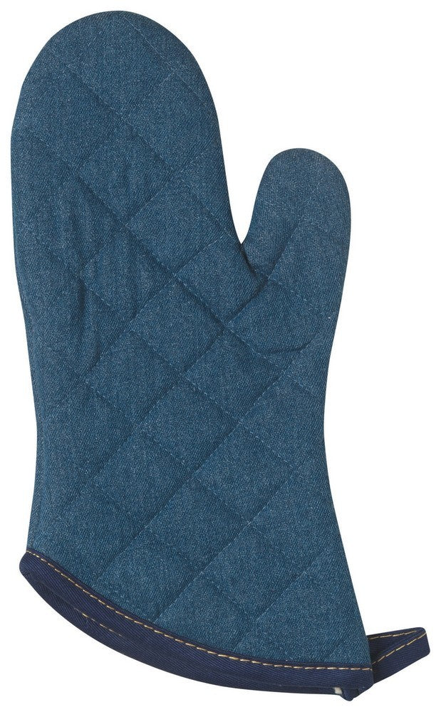 Set of 2 Oven Mitts - Denim Stone Wash