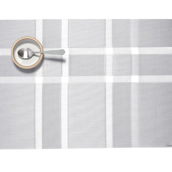 Table Mat - Silver Interlace