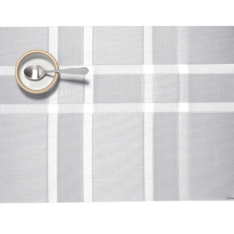 Table Mat - Silver Interlace