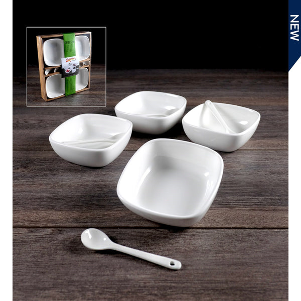 Set of Four Squared Bowls