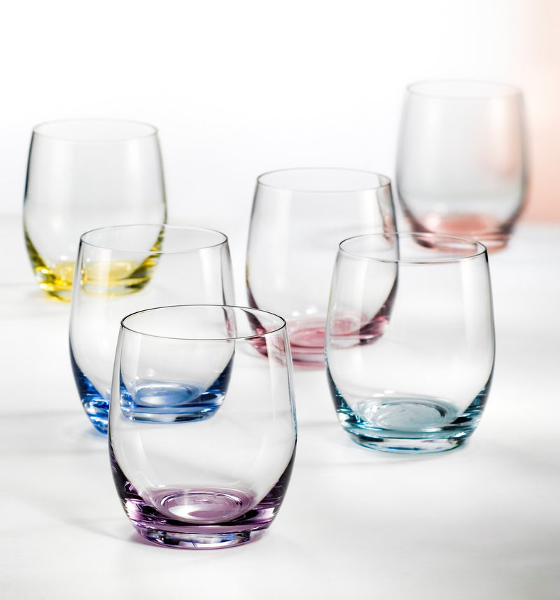 Bohemia Glass Set of 6 Shots - Spectrum