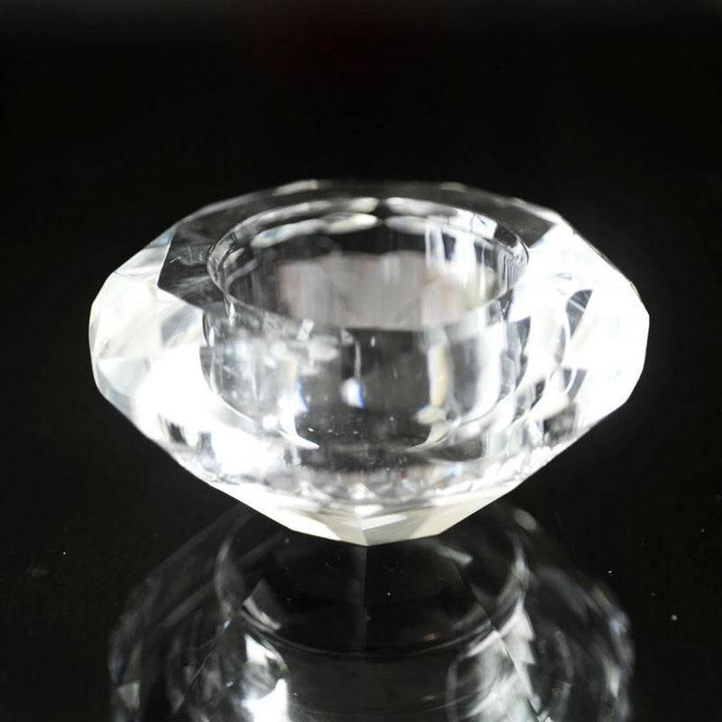 Tea Light Holder Set | Crystal