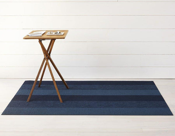 Utility Shag Mat | Marble Stripe | Bay Blue