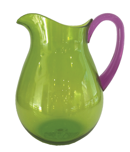 Acrylic Jug - Green/Amethyst