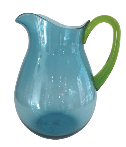 Acrylic Jug - Turquoise/Green