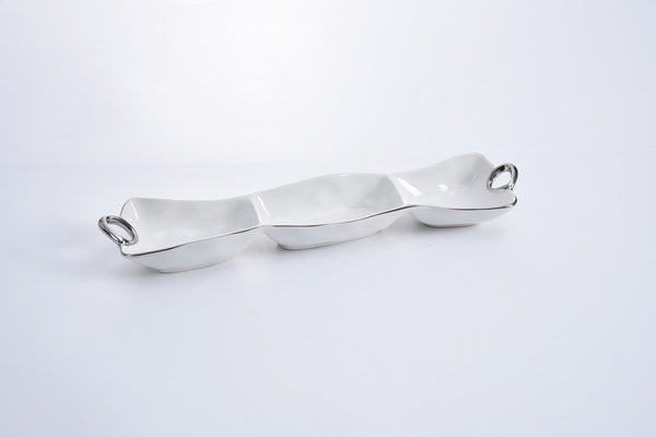 3 Section Dish - Handle with Style