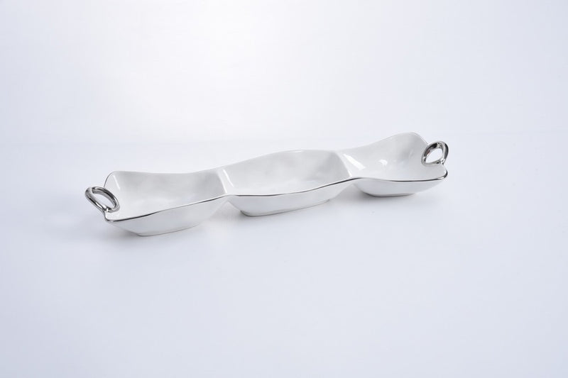 3 Section Dish - Handle with Style