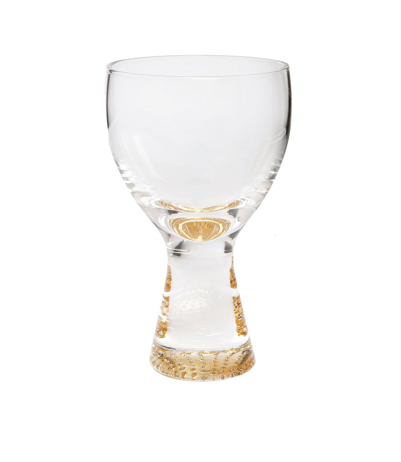 Set of 6 Wine Glasses | Gold Reflection