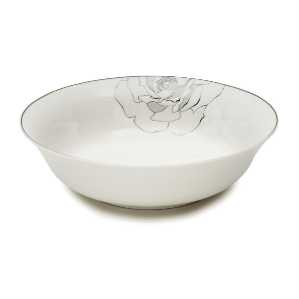 Silver Blossom Salad Bowl