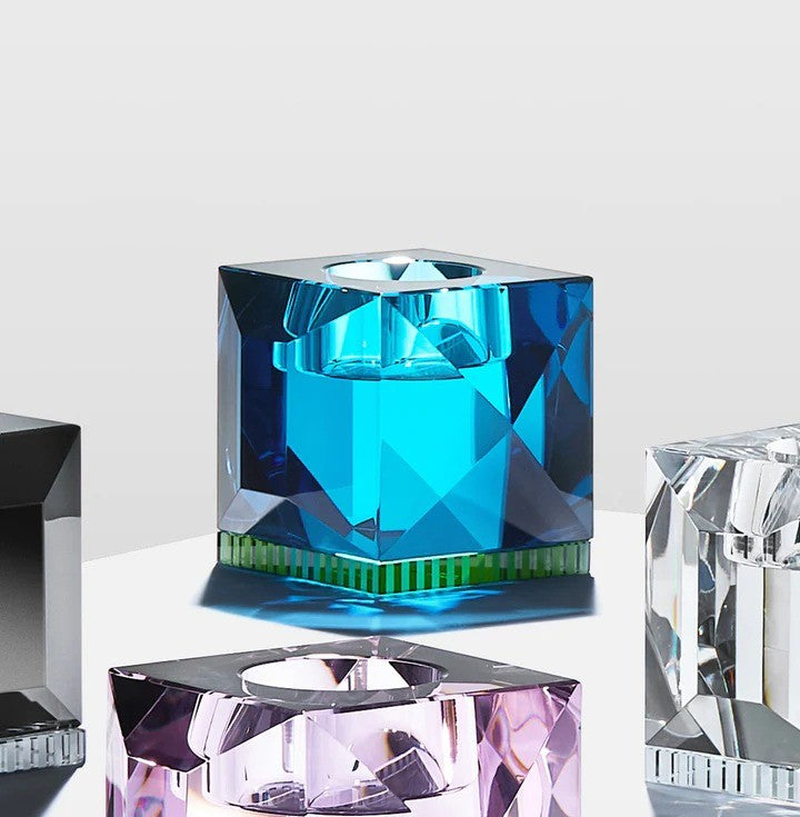 T-Light Holder | Ophelia | Azure/Green