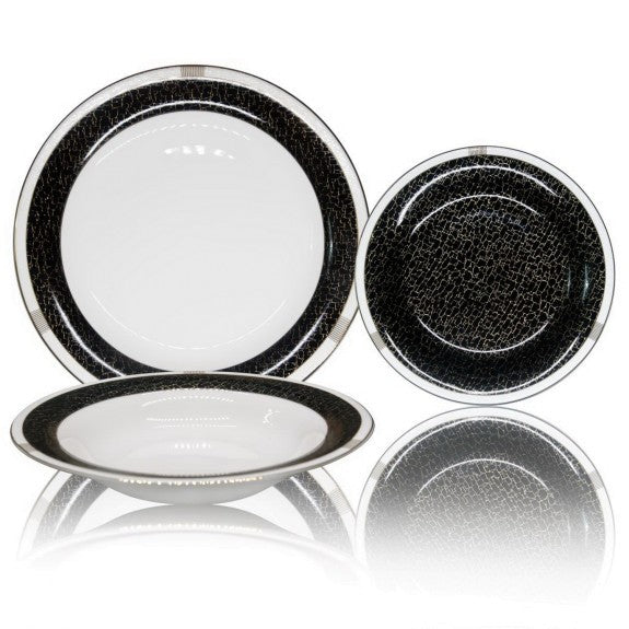 Normand Black Dinnerset for 6