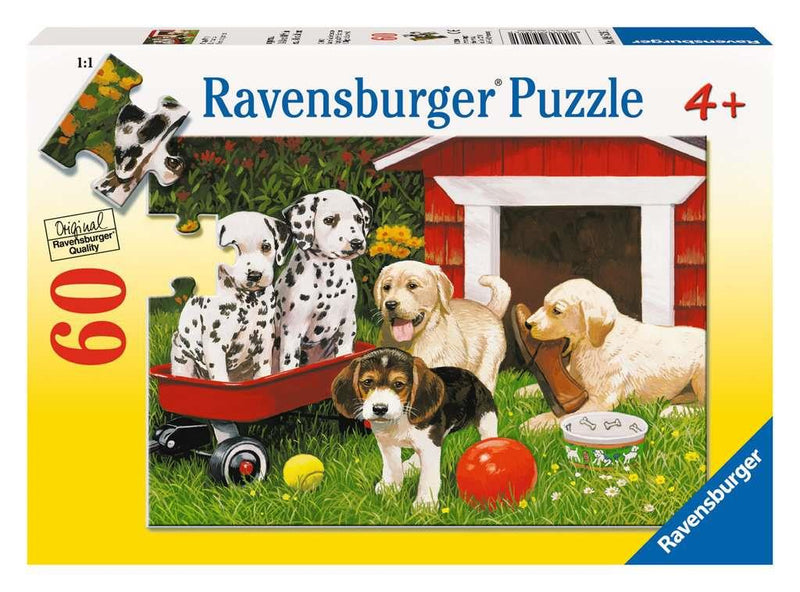 60 Piece Puzzle | Puppy Party