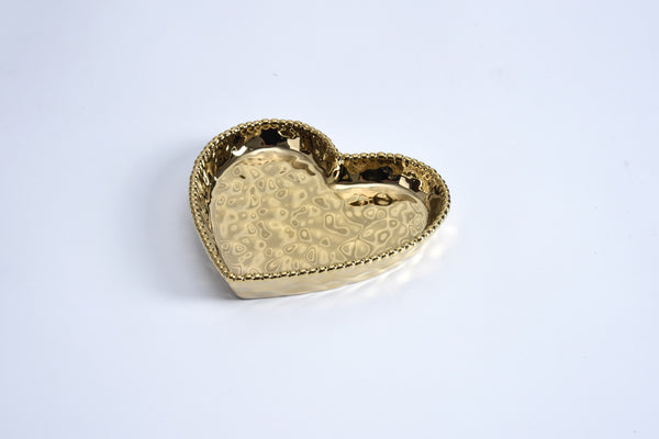 Heart Dish | Gold Love is in the Air