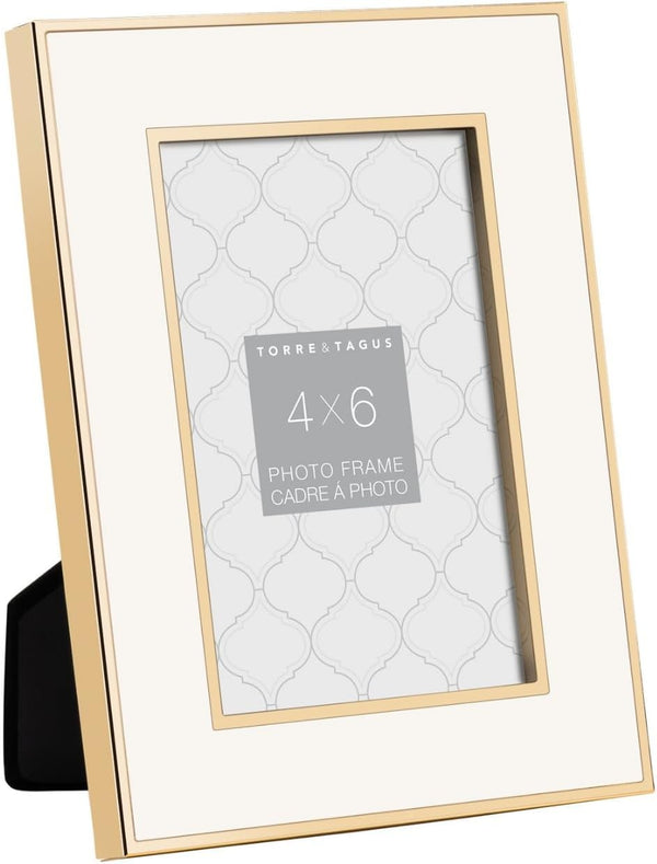 4x6 Picture Frame | St. Regis Gold/White