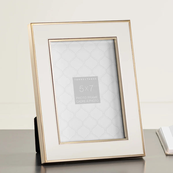 5x7 Picture Frame | St. Regis Gold/White