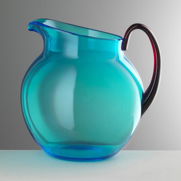 MarioLuca Giusti Pitcher | Turquoise/Red Pallina | Wrapt
