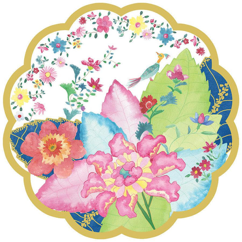 Round Placemat Pad | Tobacco Leaf