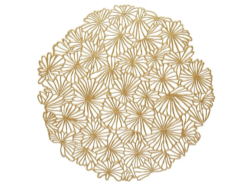 Round Mat | Gilded Daisy