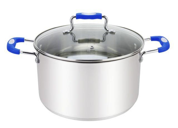 Urban | 6 Qt S/S Stockpot | Blue