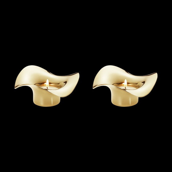 Gold Cobra Tealight Holders