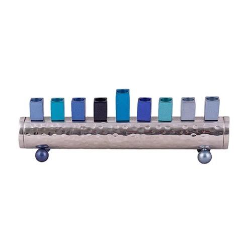 Menorah | Blue Round Strip