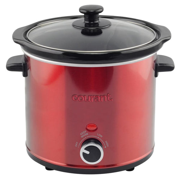 Slow Cooker | 3.2 Qt | Red