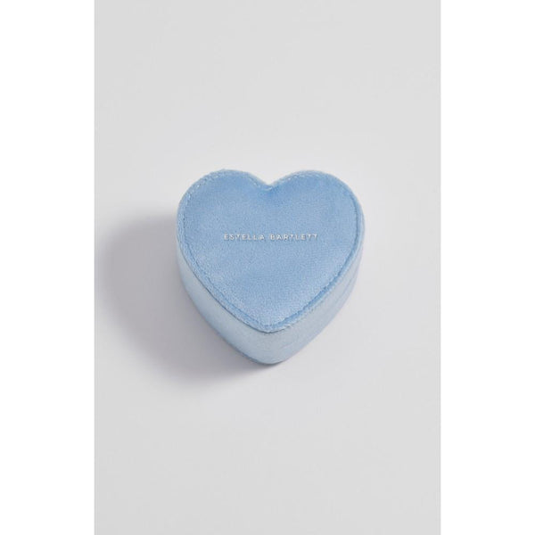 Mini Heart Box | Blue Velvet