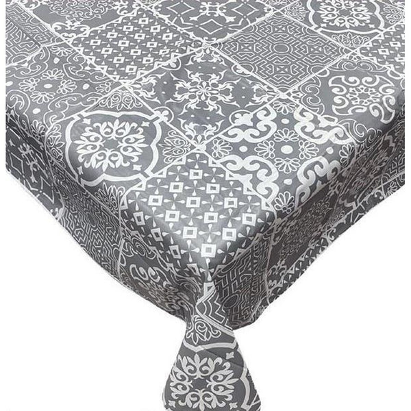 Vinyl Tablecloth | 60 x 102 in | Merole Grey