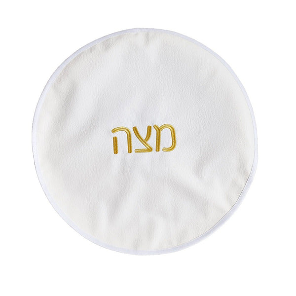 Matzah Cover | Gold Stitched Pleather