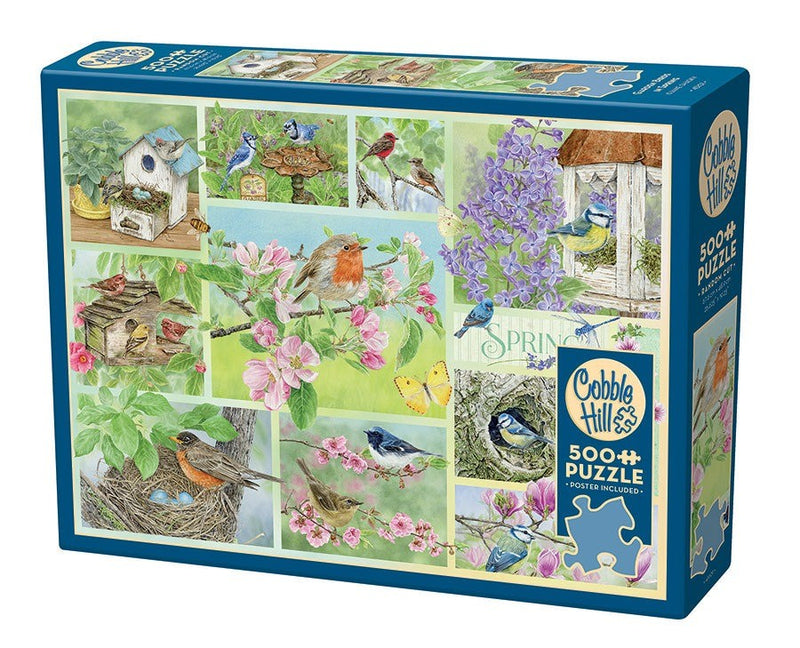 500 Piece Puzzle | Garden Birds in Spring