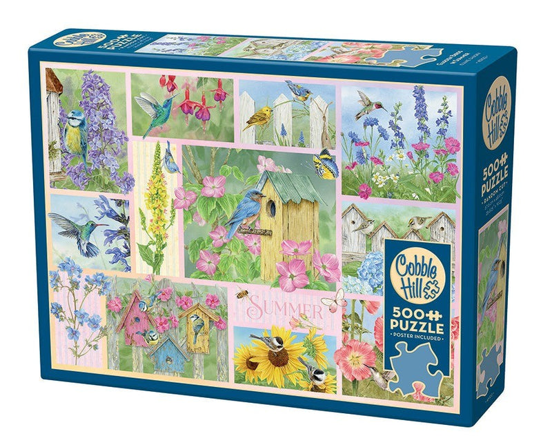 500 Piece Puzzle | Garden Birds in Summer