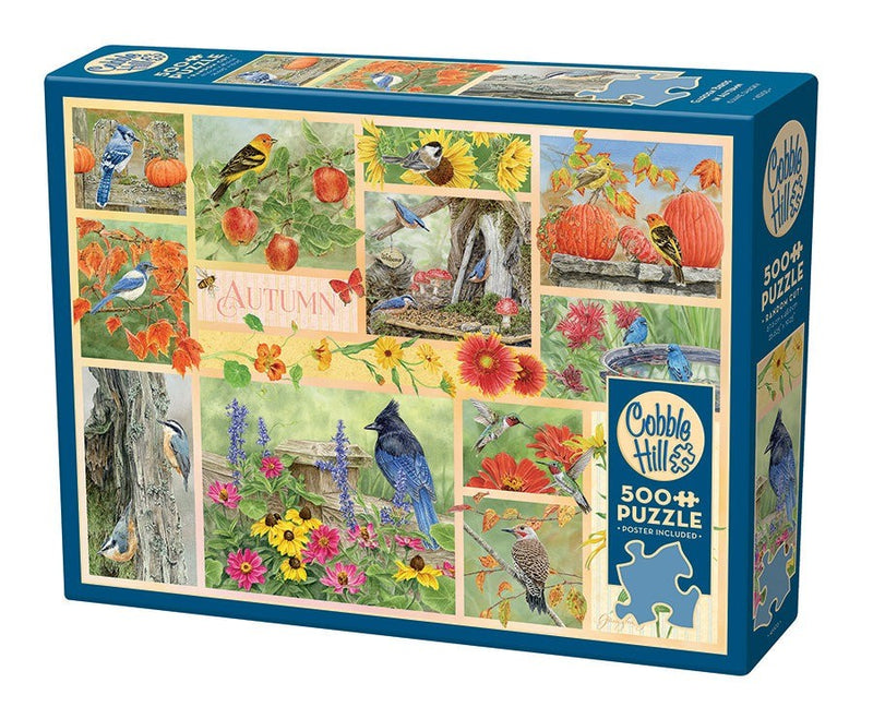 500 Piece Puzzle | Garden Birds in Autumn