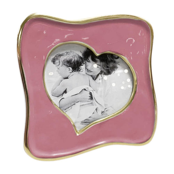 Encanto 5x5 Frame | Pink Curved Heart