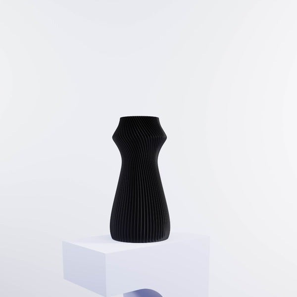 3D Vase | 20cm Chess | Black