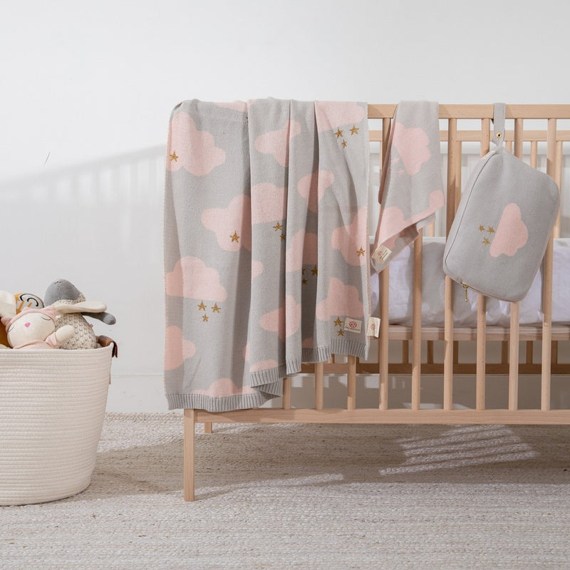 Kid Blanket Set | Dreamy Baby Pink