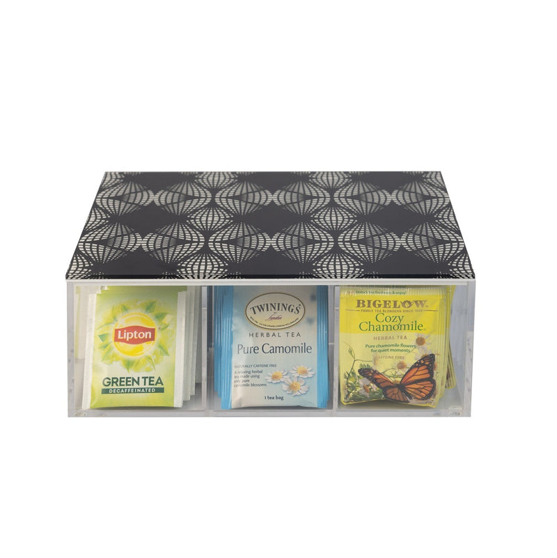 Small Tea Box | Black/White Patch