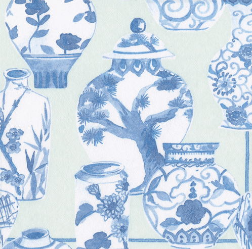 Luncheon Napkin | Glazed Porcelain