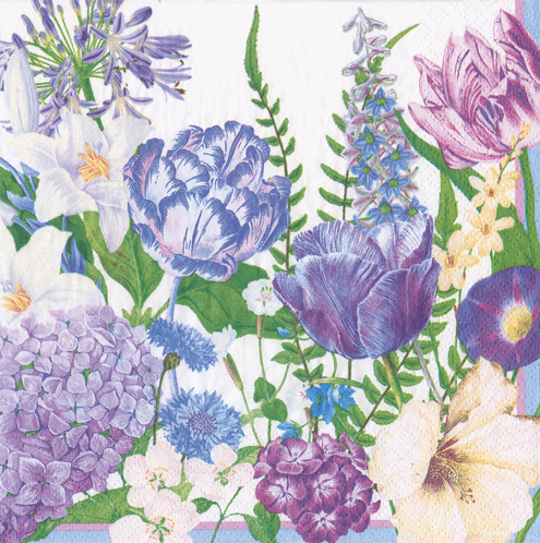 Luncheon Napkin | Shades of Blue