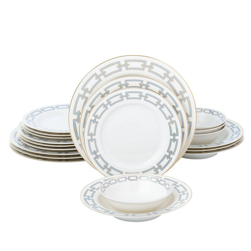 20 Piece Dinnerset | Abbey Light Blue