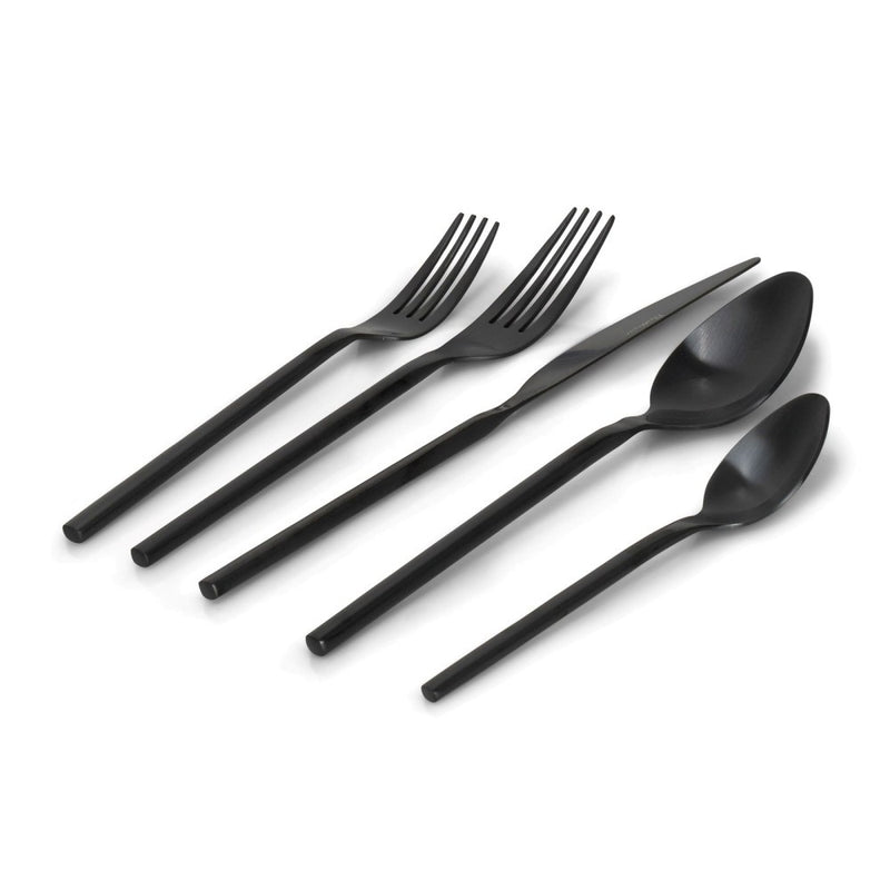 20 Piece Flatware Set | Maison Black