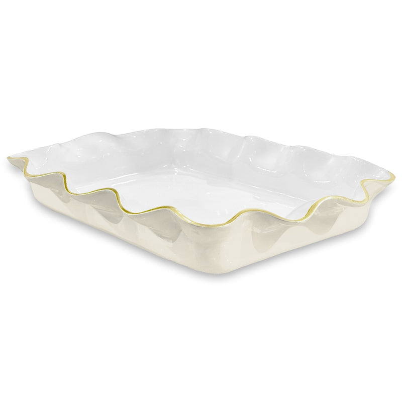 Encanto Rectangle Casserole Holder | Cream
