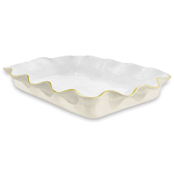 Encanto Rectangle Casserole Holder | Cream