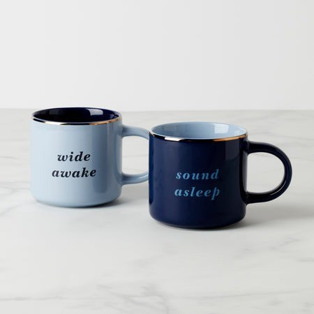 Set of 2 Mugs | Wide Awake/Sound Asleep