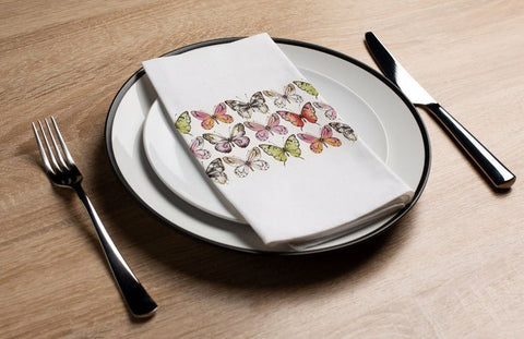 Butterflies - Printed Guest Towel/Napkin - Thumbnail 5