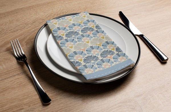 Guest Towels | Pastel Sea Flowers