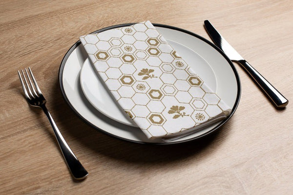 Guest Towels | Honeycomb Floral